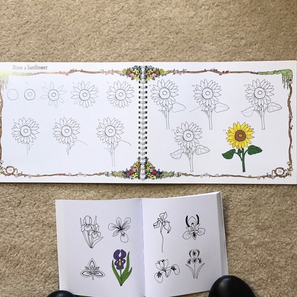 How to Draw Flowers books - Picture 2 of 3